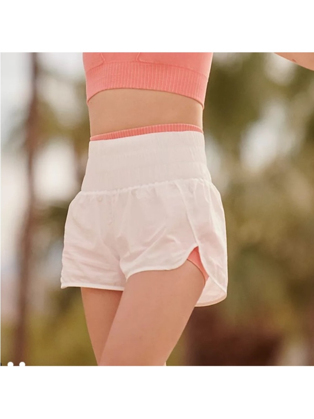 Free People fp movement the way home shorts in white Size Small